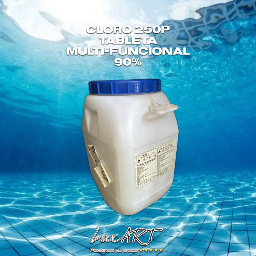 Cloro tableta multifuncional 250P 90%